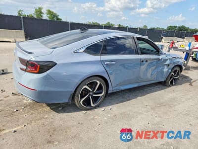 Trzecie zdjęcie samochodu z tyłu: 2022 HONDA ACCORD SPORT VIN:1HGCV1F34NA034564 - miniatura