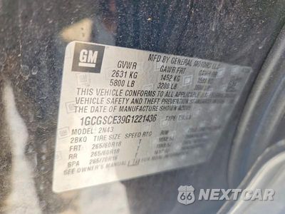 Zdjęcie 12 z 12 samochodu: 2016 CHEVROLET COLORADO LT VIN:1GCGSCE39G1221436 - miniatura