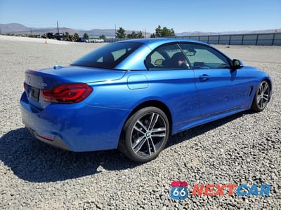 Trzecie zdjęcie samochodu z tyłu: 2020 BMW 430I VIN:WBA4Z1C08L5P91813 - miniatura