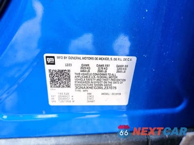 Zdjęcie 12 z 12 samochodu: 2024 CHEVROLET EQUINOX LS VIN:3GNAXHEG3RL237075 - miniatura