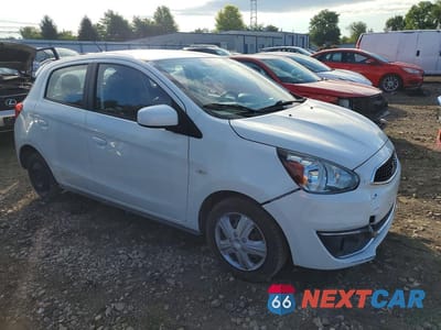 Czwarte zdjęcie samochodu z boku: 2017 MITSUBISHI MIRAGE ES VIN:ML32A3HJ1HH004644 - miniatura