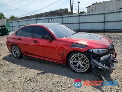 Czwarte zdjęcie samochodu z boku: 2024 BMW M340XI VIN:3MW49FF03R8E31045 - miniatura