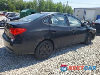 Trzecie zdjęcie samochodu z tyłu: 2009 HYUNDAI ELANTRA GLS VIN:KMHDU46D59U806151 - miniatura