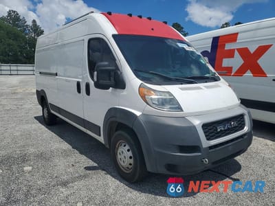 Czwarte zdjęcie samochodu z boku: 2019 RAM PROMASTER 2500 DELIVERY VAN VIN:3C6TRVDG9KE541587 - miniatura