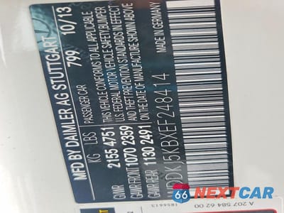 Zdjęcie 12 z 12 samochodu: 2014 MERCEDES-BENZ E 350 VIN:WDDKJ5KBXEF248414 - miniatura