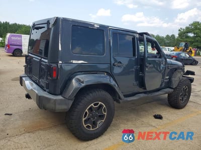 Trzecie zdjęcie samochodu z tyłu: 2007 JEEP WRANGLER SAHARA VIN:1J4GB59177L199570 - miniatura