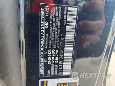 Zdjęcie 13 z 13 samochodu: 2022 MERCEDES-BENZ E 450 VIN:W1K1J5JB4NF177000 - miniatura