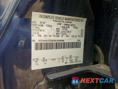 Zdjęcie 12 z 12 samochodu: 2010 FORD F350 SUPER DUTY VIN:1FDWW3G58AEA59549 - miniatura