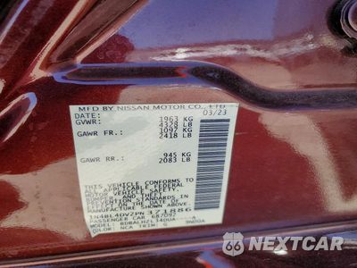 Zdjęcie 13 z 13 samochodu: 2023 NISSAN ALTIMA SV VIN:1N4BL4DV2PN371886 - miniatura