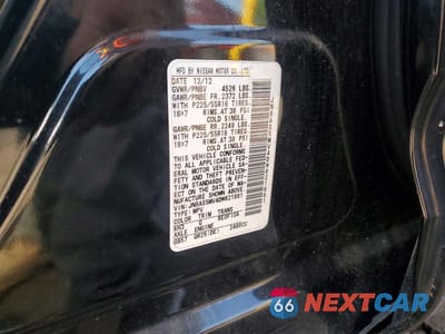 Zdjęcie 13 z 13 samochodu: 2013 NISSAN ROGUE S VIN:JN8AS5MV4DW621881 - miniatura