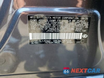 Zdjęcie 12 z 12 samochodu: 2025 LEXUS IS 350 F SPORT VIN:JTHGZ1E22S5042582 - miniatura