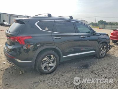 Trzecie zdjęcie samochodu z tyłu: 2021 HYUNDAI SANTA FE SEL VIN:5NMS34AJ4MH365141 - miniatura