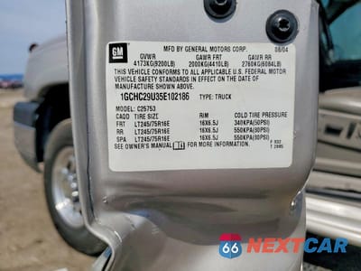 Zdjęcie 12 z 12 samochodu: 2005 CHEVROLET SILVERADO C2500 HEAVY DUTY VIN:1GCHC29U35E102186 - miniatura