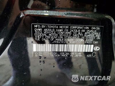 Zdjęcie 13 z 13 samochodu: 2026 LEXUS IS 350 F SPORT VIN:JTHGZ1E21T5048777 - miniatura