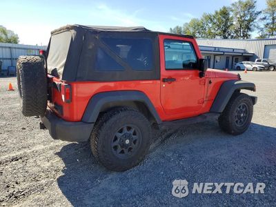 Trzecie zdjęcie samochodu z tyłu: 2013 JEEP WRANGLER SPORT VIN:1C4AJWAG5DL648180 - miniatura