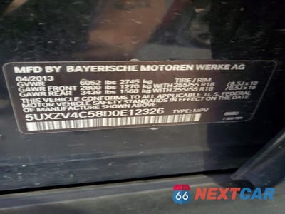 Zdjęcie 13 z 13 samochodu: 2013 BMW X5 XDRIVE35I VIN:5UXZV4C58D0E12326 - miniatura