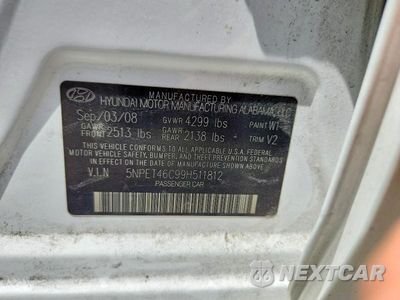 Zdjęcie 12 z 12 samochodu: 2009 HYUNDAI SONATA GLS VIN:5NPET46C99H511812 - miniatura