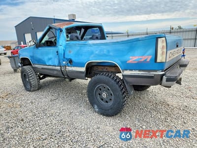 Drugie zdjęcie samochodu z przodu: 1992 CHEVROLET GMT-400 K1500 VIN:1GCEK14K7NZ219087 - miniatura