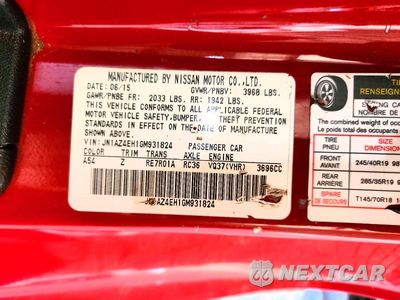 Zdjęcie 12 z 12 samochodu: 2016 NISSAN 370Z NISMO TECH VIN:JN1AZ4EH1GM931824 - miniatura