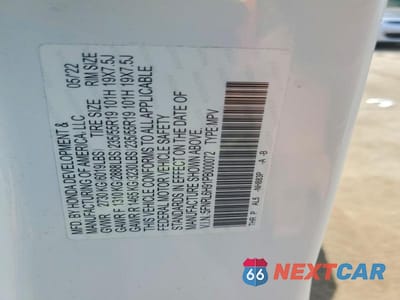 Zdjęcie 13 z 13 samochodu: 2023 HONDA ODYSSEY ELITE VIN:5FNRL6H91PB000072 - miniatura