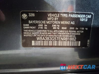 Zdjęcie 12 z 12 samochodu: 2014 BMW 328 XI VIN:WBA3B3G57ENR81882 - miniatura