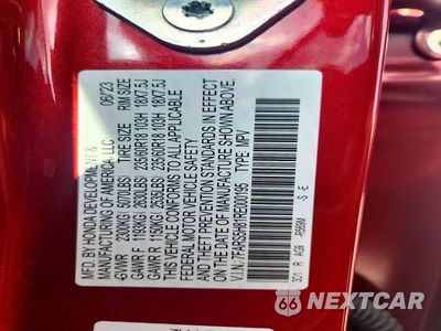 Zdjęcie 14 z 14 samochodu: 2024 HONDA CR-V SPORT-L VIN:7FARS5H81RE000195 - miniatura