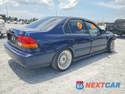 Trzecie zdjęcie samochodu z tyłu: 1998 HONDA CIVIC LX VIN:2HGEJ6676WH515679 - miniatura