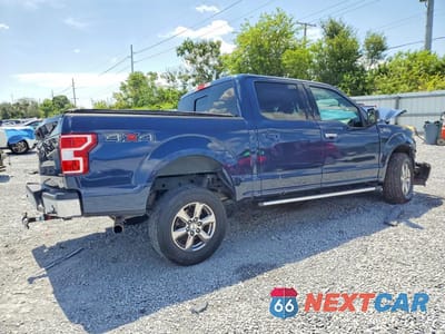 Trzecie zdjęcie samochodu z tyłu: 2018 FORD F150 SUPERCREW VIN:1FTEW1EP6JFE03351 - miniatura