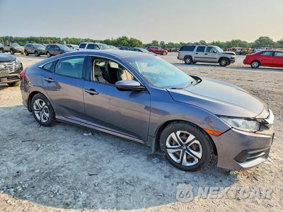 Czwarte zdjęcie samochodu z boku: 2018 HONDA CIVIC LX VIN:19XFC2F51JE027653 - miniatura