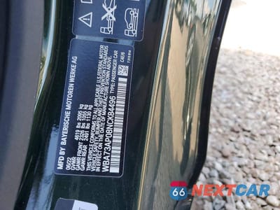 Zdjęcie 12 z 12 samochodu: 2022 BMW 430XI VIN:WBA73AP08NCK84496 - miniatura