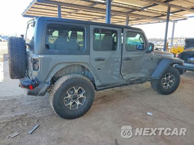 Trzecie zdjęcie samochodu z tyłu: 2020 JEEP WRANGLER UNLIMITED RUBICON VIN:1C4HJXFN6LW124156 - miniatura