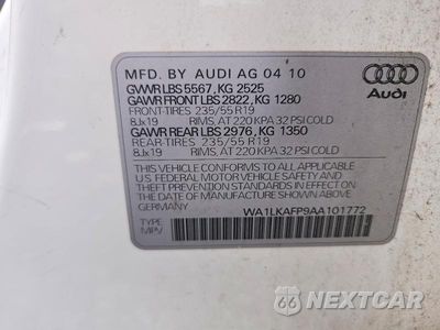 Zdjęcie 14 z 14 samochodu: 2010 AUDI Q5 PREMIUM PLUS VIN:WA1LKAFP9AA101772 - miniatura