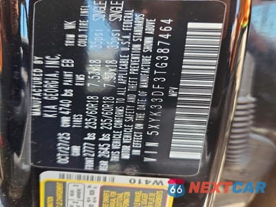 Zdjęcie 12 z 12 samochodu: 2026 KIA SPORTAGE EX VIN:5XYK33DF3TG387464 - miniatura
