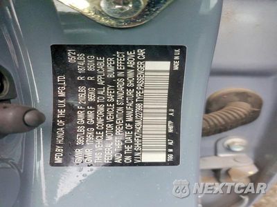Zdjęcie 13 z 13 samochodu: 2021 HONDA CIVIC SPORT VIN:SHHFK7H43MU227998 - miniatura