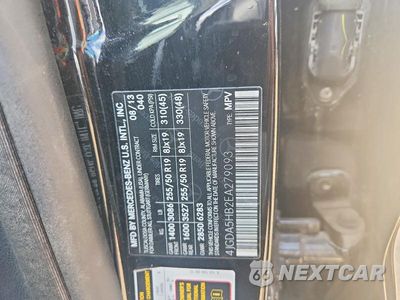 Zdjęcie 12 z 12 samochodu: 2014 MERCEDES-BENZ ML 350 4MATIC VIN:4JGDA5HB2EA279093 - miniatura