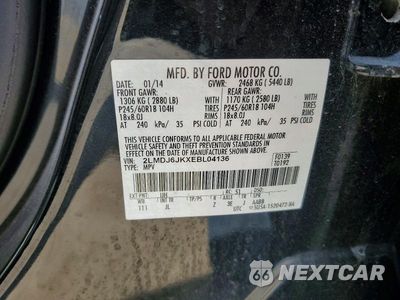 Zdjęcie 12 z 12 samochodu: 2014 LINCOLN MKX VIN:2LMDJ6JKXEBL04136 - miniatura