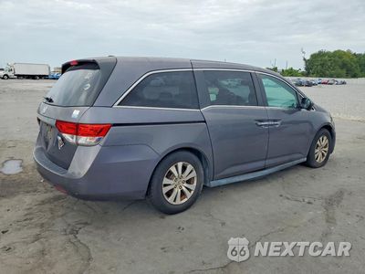 Trzecie zdjęcie samochodu z tyłu: 2015 HONDA ODYSSEY EXL VIN:5FNRL5H61FB077796 - miniatura