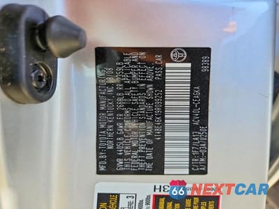 Zdjęcie 12 z 12 samochodu: 2009 TOYOTA CAMRY XLE VIN:4T4BE46K19R099252 - miniatura
