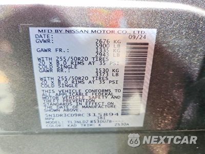 Zdjęcie 13 z 13 samochodu: 2024 NISSAN PATHFINDER SL VIN:5N1DR3CD9RC315894 - miniatura