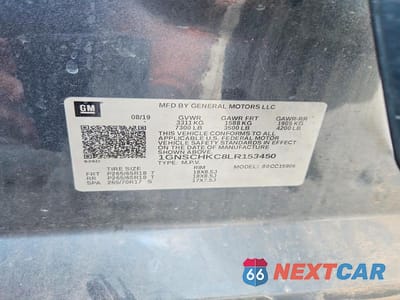 Zdjęcie 13 z 13 samochodu: 2020 CHEVROLET SUBURBAN C1500 LT VIN:1GNSCHKC8LR153450 - miniatura