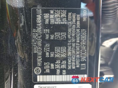 Zdjęcie 13 z 13 samochodu: 2024 HYUNDAI SANTA CRUZ NIGHT VIN:5NTJCDAF1RH080609 - miniatura