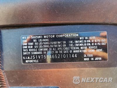 Zdjęcie 9 z 9 samochodu: 2005 SUZUKI DL1000 VIN:JS1VT53A652101144 - miniatura