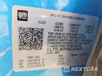 Zdjęcie 12 z 12 samochodu: 2025 CHEVROLET TRAX 2RS VIN:KL77LJEP4SC214635 - miniatura