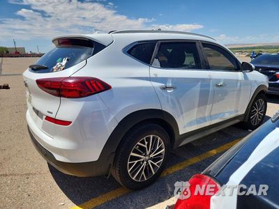 Trzecie zdjęcie samochodu z tyłu: 2021 HYUNDAI TUCSON LIMITED VIN:KM8J3CALXMU285175 - miniatura