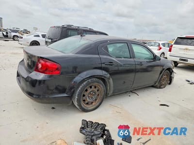 Trzecie zdjęcie samochodu z tyłu: 2013 DODGE AVENGER SE VIN:1C3CDZAB3DN610672 - miniatura