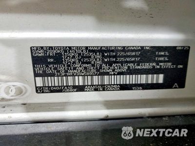 Zdjęcie 13 z 13 samochodu: 2025 TOYOTA RAV4 XLE VIN:2T3P1RFV3SW589577 - miniatura