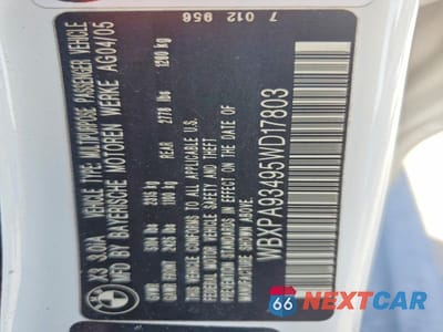 Zdjęcie 13 z 13 samochodu: 2005 BMW X3 3.0I VIN:WBXPA93495WD17803 - miniatura