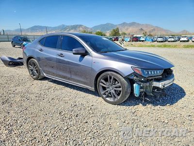 Czwarte zdjęcie samochodu z boku: 2019 ACURA TLX TECHNOLOGY VIN:19UUB1F6XKA004701 - miniatura