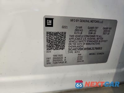 Zdjęcie 13 z 13 samochodu: 2021 BUICK ENCLAVE PREMIUM VIN:5GAEVBKW5MJ176693 - miniatura