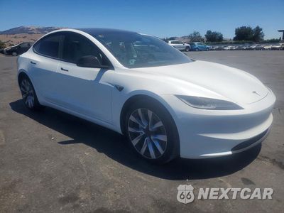 Czwarte zdjęcie samochodu z boku: 2026 TESLA MODEL 3 VIN:5YJ3E1EA4TF176285 - miniatura